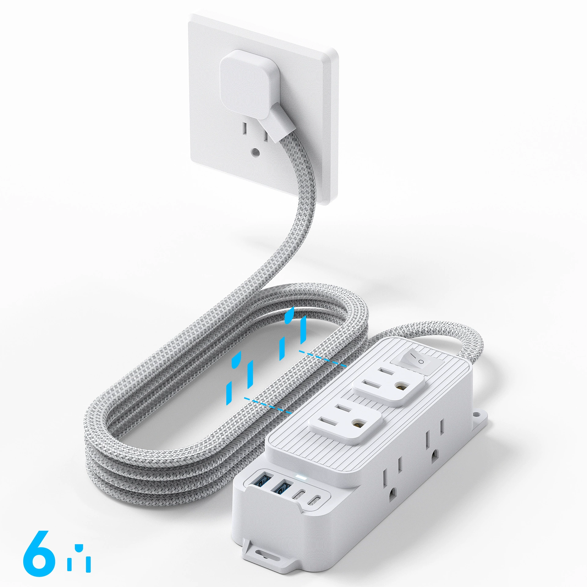 Cross-border hotline plug-in socket wiring board for US-regulated socket wiring board for household drag board for US-regulated desktop plug-in U.S. standard plug-in