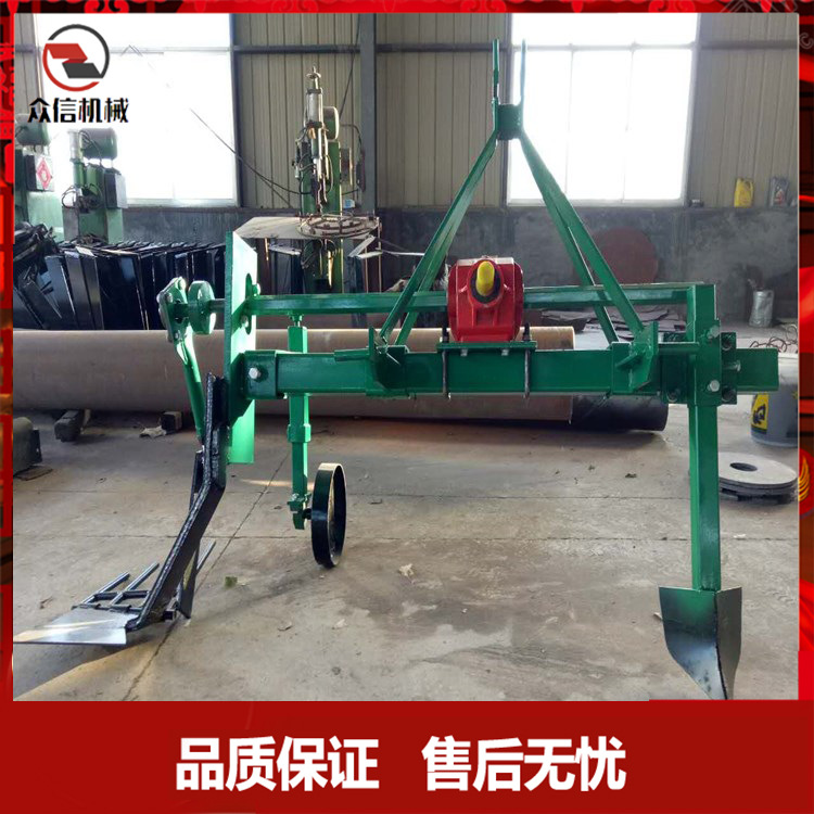 收大葱的机子拖拉机悬挂起大葱收获机自带抖土加重双梁自走式