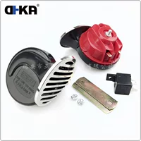DHKA Yaguan-AS005 в наличии с крышкой Улитка рог автомобиль 12V электрический рог двойной тон Улитка электрический рог
