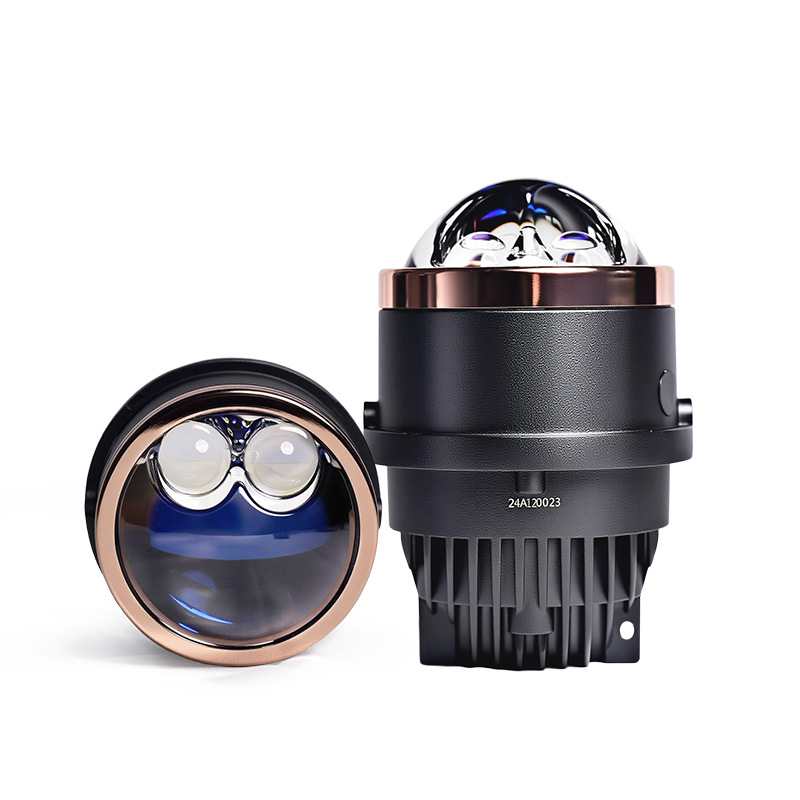 3.0 Inch automóvil doble luz directa con láser tipo LED lente de lámpara de niebla impermeable ultra brillante elevación lateral integral