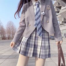 西服日系制服格裙西装外套女学院风校供秋冬学生校服基础款套装