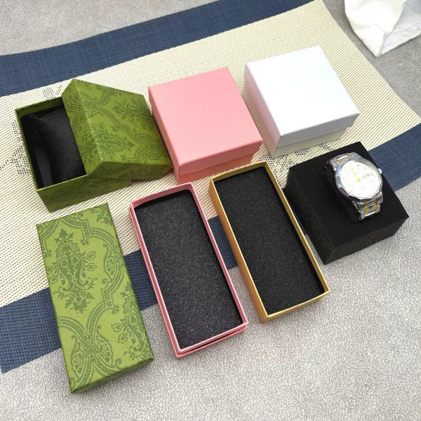 Vintage packaging box manufacturers gift box kraft paper jewelry box watch packaging box hot stamping