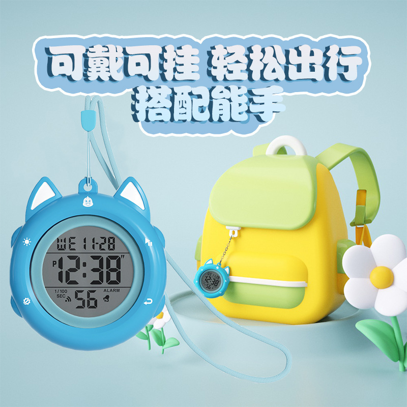 Regalo creativo estudiante reloj electrónico despertador reloj deportivo al aire libre impermeable luminoso multifuncional reloj infantil