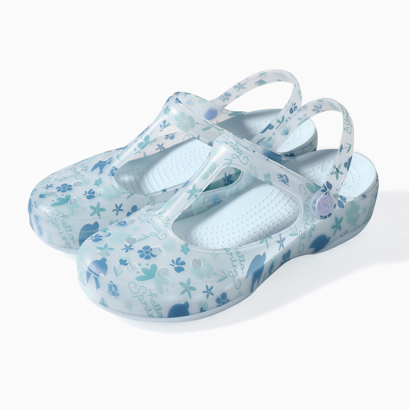 Veblen Croc Shoes Women's 2025 Summer New Outerwear Baotou Slippers Jelly Beach Sandals Popular in Southeast Asia