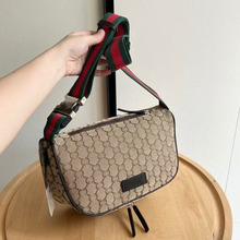 新款帆布腰包男士时尚复古胸前包潮大容量跑步斜挎包轻便单肩胸包