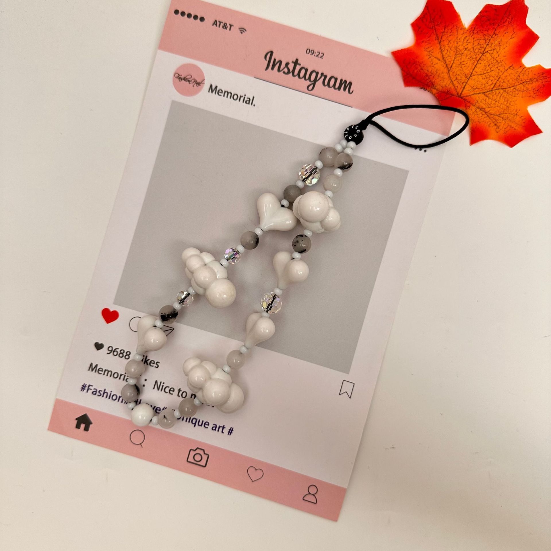 Moda simple amor mariposa serie de cadena de teléfono móvil cadena de teléfono móvil bolso bolso llaver colgante corto diseño de nicho