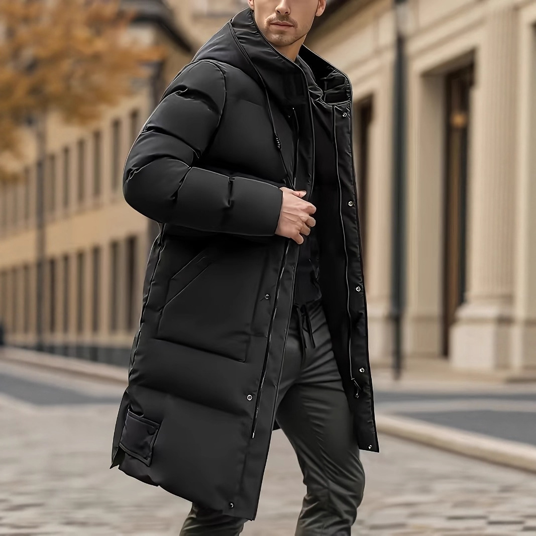 winter keep warm down jacket with zipper