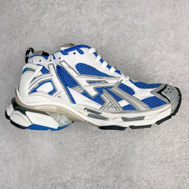 高定版B家のお父さんの靴のパリの7世代のジョギングの靴のRUNNERは旧をしてレジャーの運動靴の男女の金を高めます。|undefined