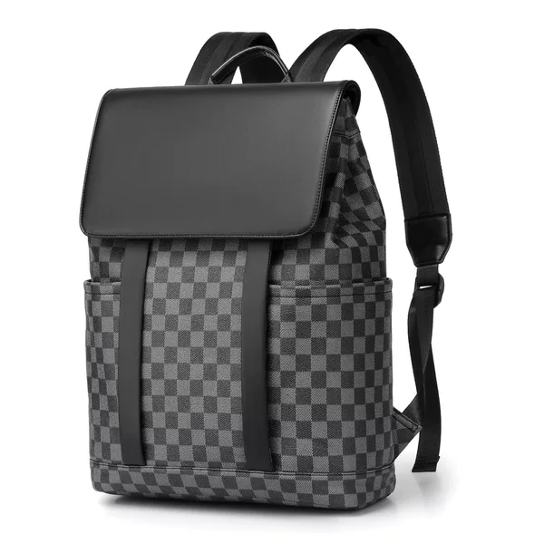 New style backpack, business casual, large capacity, suitable for business trips, commuting, and travel, stylish, wear-resistant, lightweight men's backpack