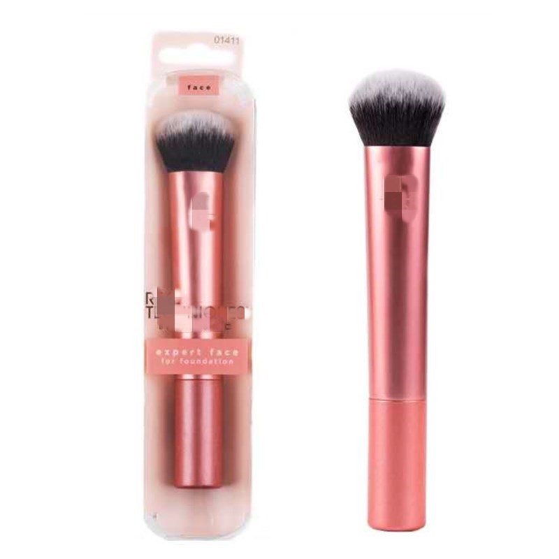 Fashion Artificial Fiber Plastic Handgrip Aluminum Tube Makeup Brushes 1 Piece display picture 5