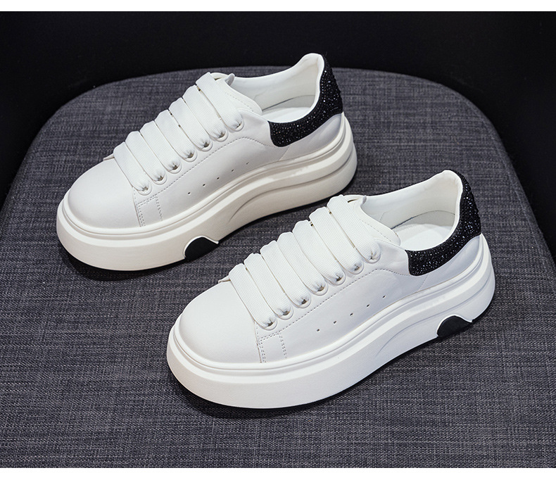 Giày sneaker nữ đế dày kiểu Hàn Quốc hình trái tim, cổ thấp, phong cách thời trang mùa xuân 2026 — M2806 màu đỏ, M2806 màu be, M2806 màu đen chi tiết 29