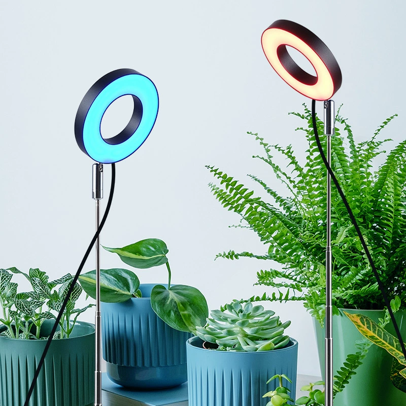 LED-фитолампа полного спектра кольцо для растений и суккулентов