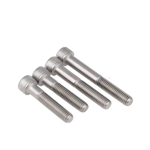 304 stainless steel half-thread hexagon socket screws M4M5M6M8M10-M120 cylindrical head bolts half-threaded screws
