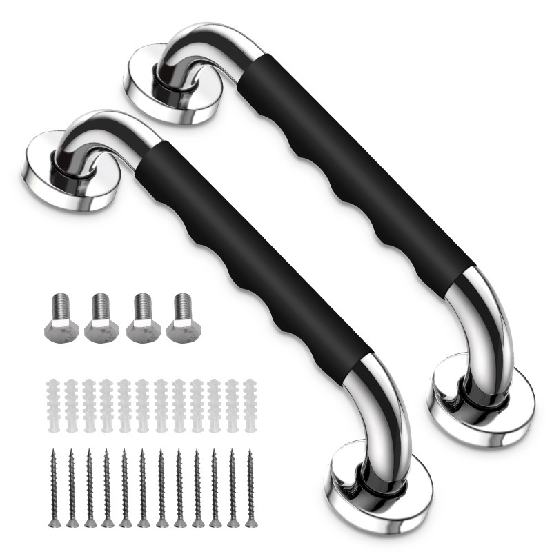 Stainless Steel Silicone Handrail Toilet Handrail Bathtub Handrail Toilet Handrail Elderly Handrail Hospital Handrail Cross Border
