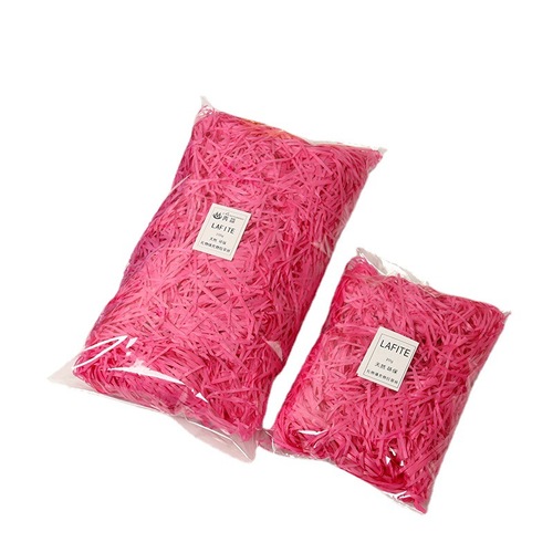 Wholesale manufacturer of Laffra grass paper fibers, bulk 10g 20g 50g happy couple candy box filler shredded paper fibers in stock Laffra grass