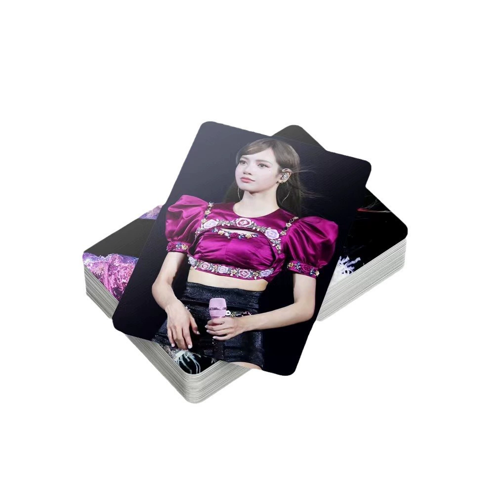 Спецвыпуск для иностранных торговцев 55 Pink Mo World Tour, коллекция ROSELISA, случайная открытка, маленькая карточка LOMO