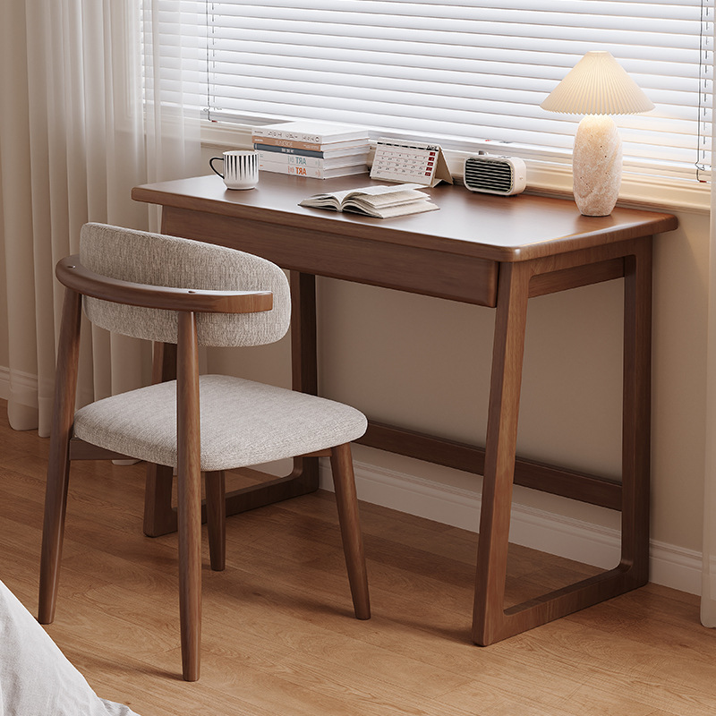 Solid Wood Desk Nordic Small Apartment Bedside Dresser Study Children's Study Table Home Bedroom Simple Computer Desk