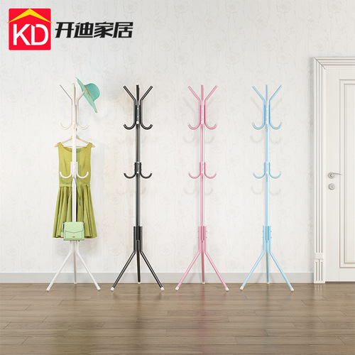 Iron wardrobe coat rack floor hanging rack simple clothes bedroom home use storage furniture minimalist modern coat hanger