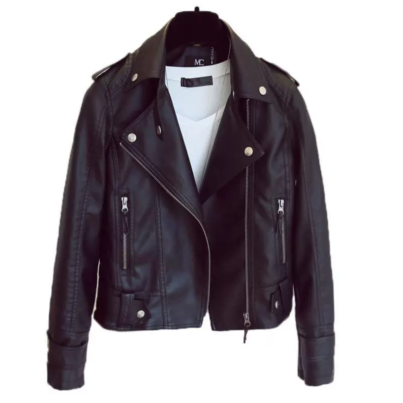 Autumn polyurethane jacket, Korean style