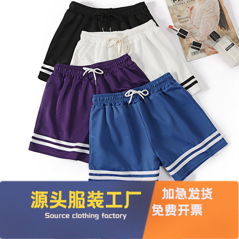 Women's Sports Shorts Summer 2026 New Style Loose High-Waisted Casual Pants Plus Size Black Running Shorts for Both Inner and Outer Wear Women's Sports Shorts Summer 2026 New Style Loose High-Waisted Casual Pants Plus Size Black Running Shorts for Both Inner and Outer Wear