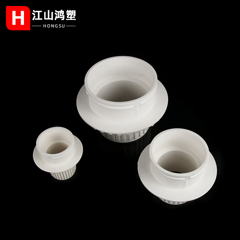 PVC drenaje secundario de piso oscuro drenaje codo 50 75 110 Baño de drenaje de piso conjunto secundario capa de lechada seca piezas incrustadas