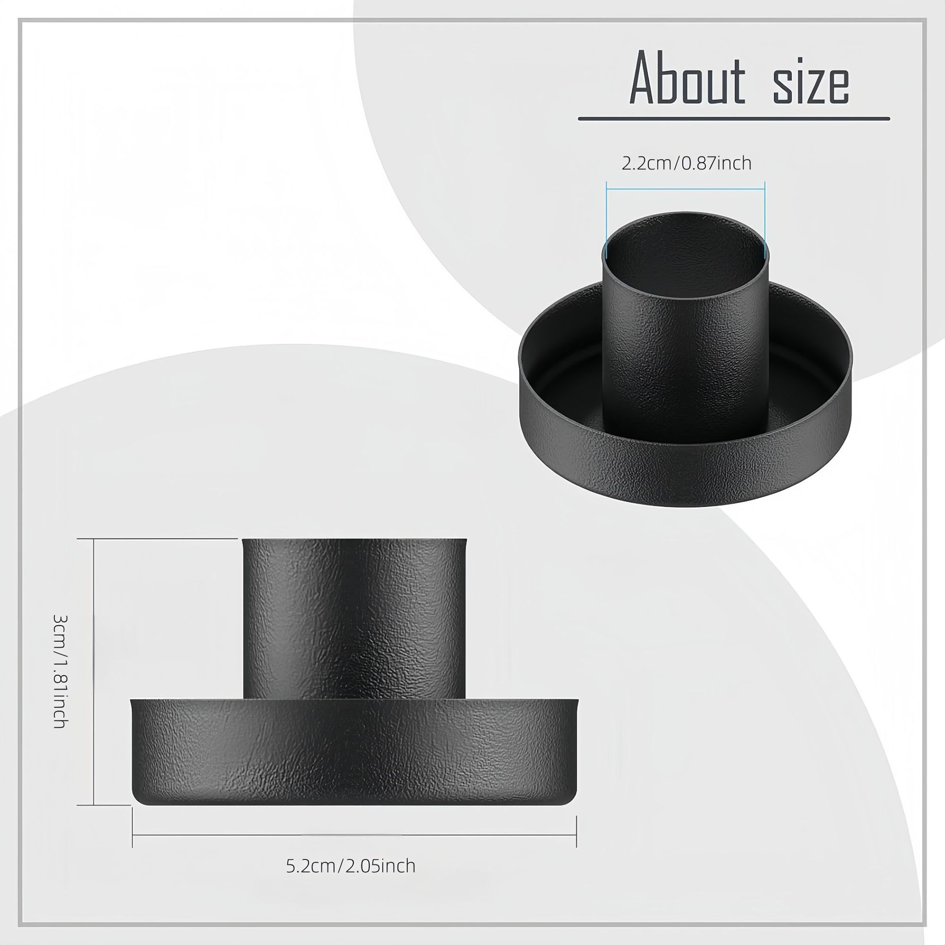 Mesa de comedor de hierro forjado americano, candelabro de boda, candelabro transfronterizo de Amazon, decoración del hogar, base de vela de aromaterapia