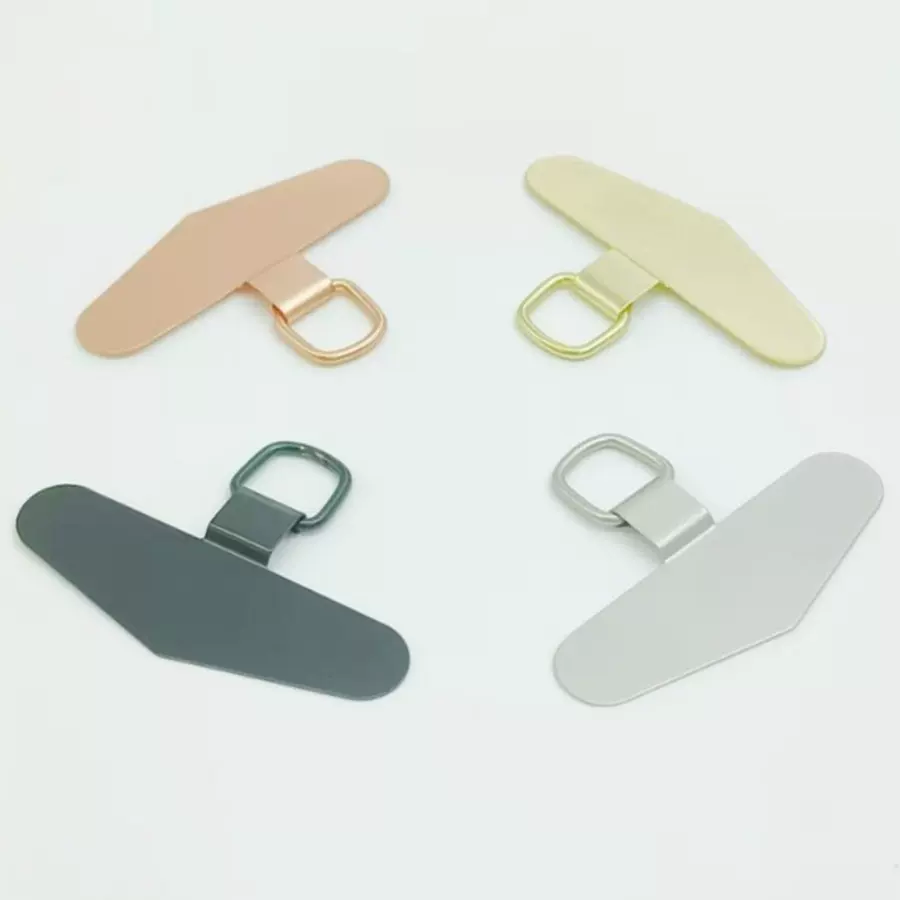 新款三角升级款金属夹片不锈钢材质光滑不磨手机手机挂绳薄片垫片