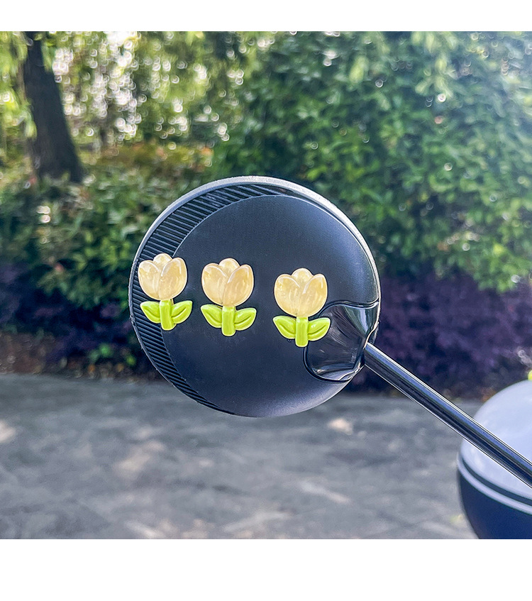 Tulip Car Stickers Electric Vehicle Decoration