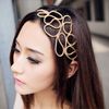 Retro hair accessory with tassels, chain from pearl, fashionable ethnic headband for bride, European style, boho style, ethnic style