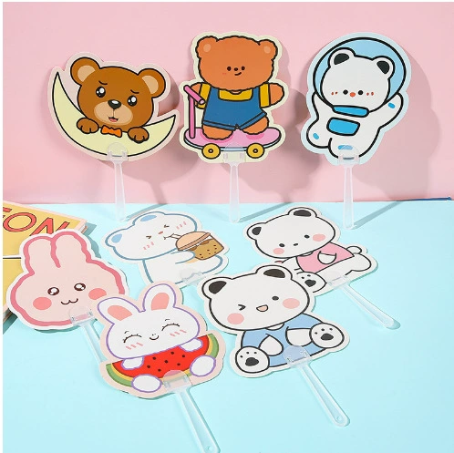 Летний мультфильм маленький веер маленький детский подарок