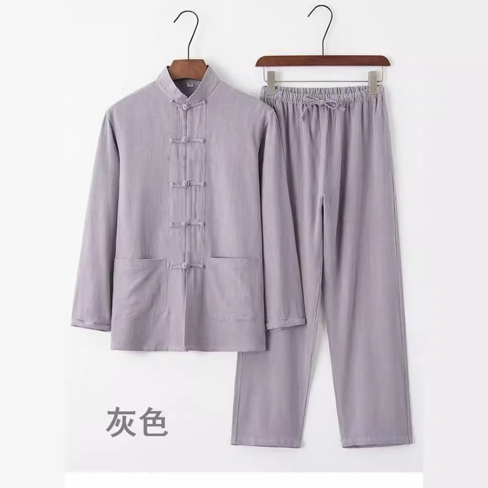 Thin set, Chinese style, cotton and linen