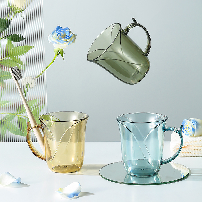 New Mouthwash Cup, Toothbrushing Cup, Portable Household Cup, Toothbrush Cup, Toothbrush Cup, High-Looking Couple Wash Cup