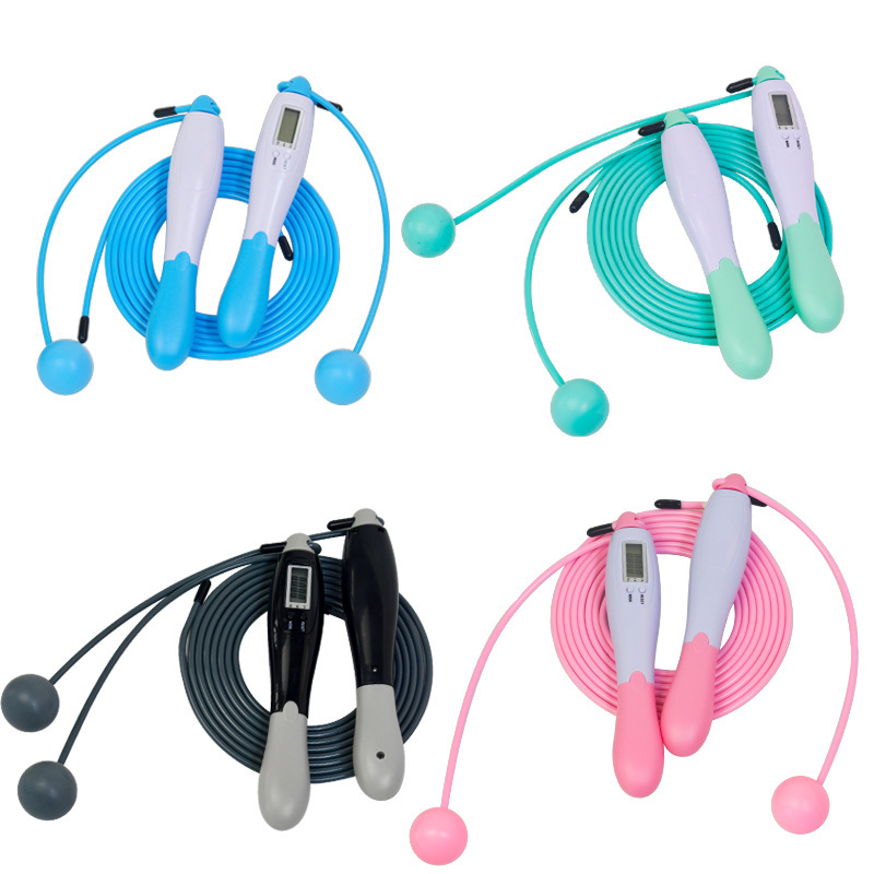 カウンティングメーカー卸売電子スマート縄跳びコードレスロープセットフィットネスボディ機器スポーツ用品ドロップシッピング|undefined