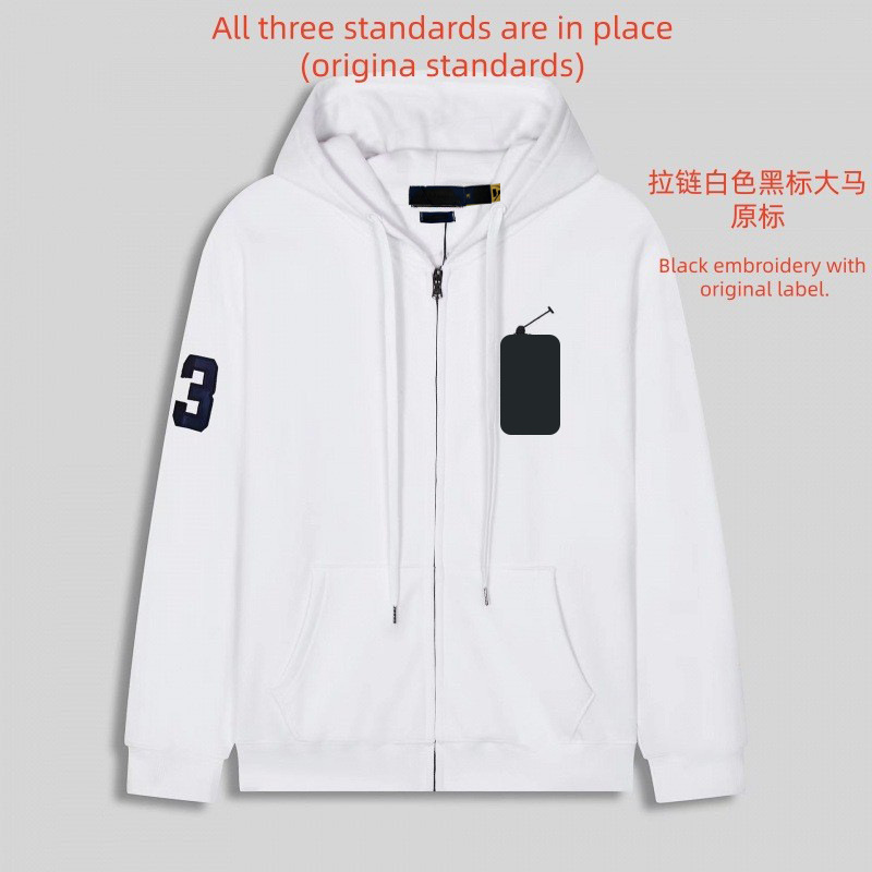 Zipper style Malaysia white black label
