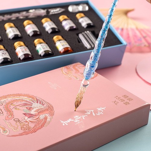 Wholesale glow-in-the-dark pens, fountain pens, ballpoint pens, signature pens, birthday gifts, student gifts, crystal glass pens