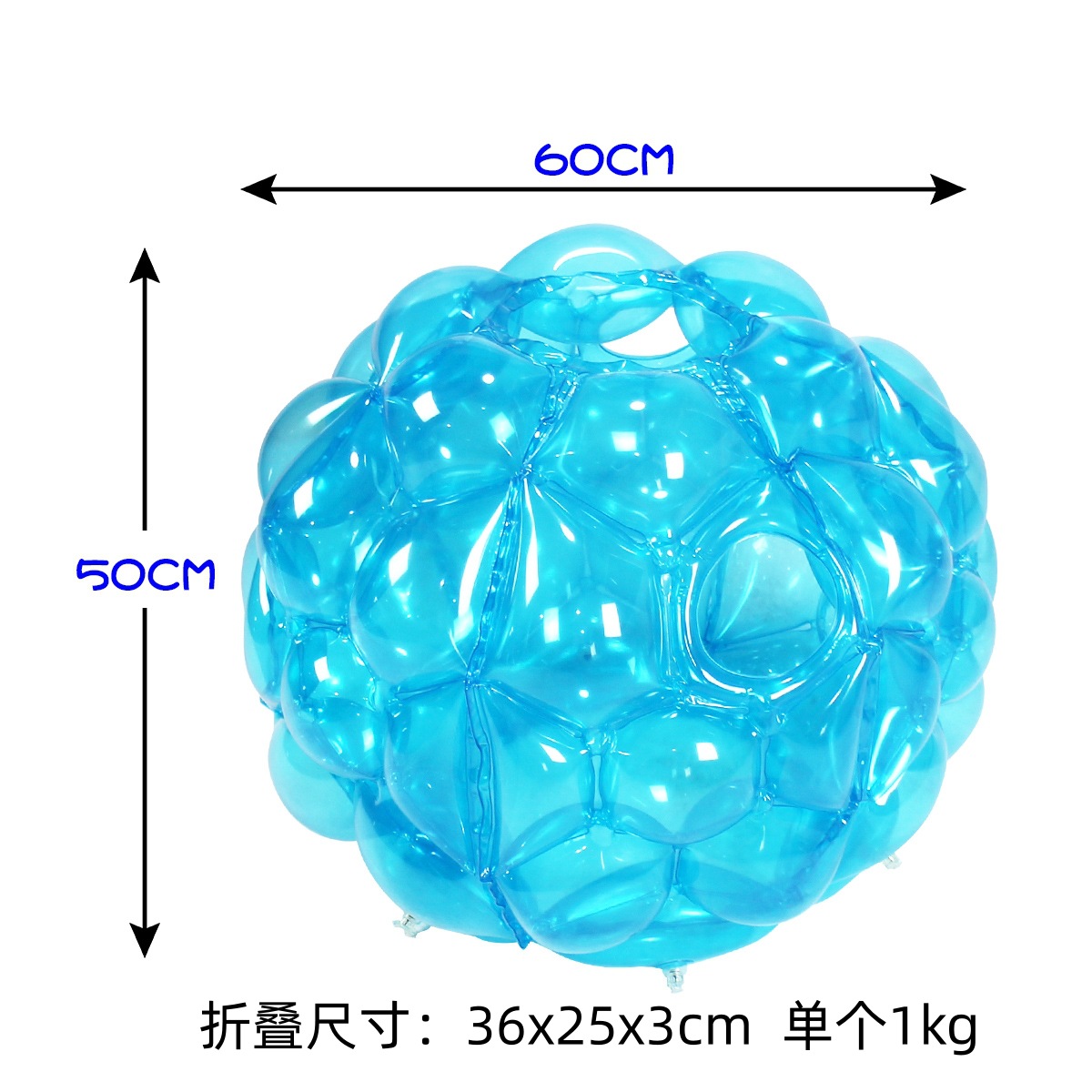 Nuevo modelo transfronterizo de pelota inflable para niños, pelota de impacto para adultos, pelota inflable de colisión para deportes al aire libre, pelota amortiguadora. image 12
