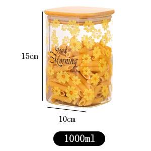 100 * 150 (1000ml con cubierta de bambú) crisantemo