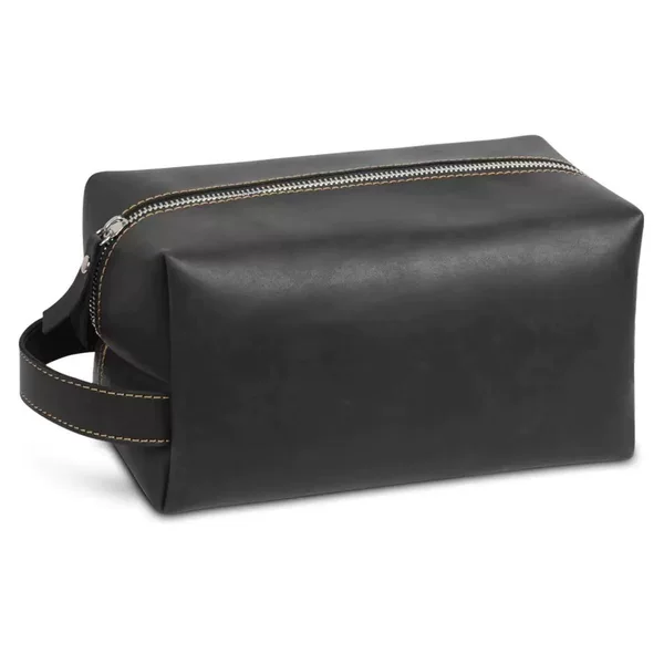 Spot Cross-Border New Retro Toiletry Bag Large Capacity Travel Handbag Simulated Leather Cosmetic Bag Storage Bag Portable