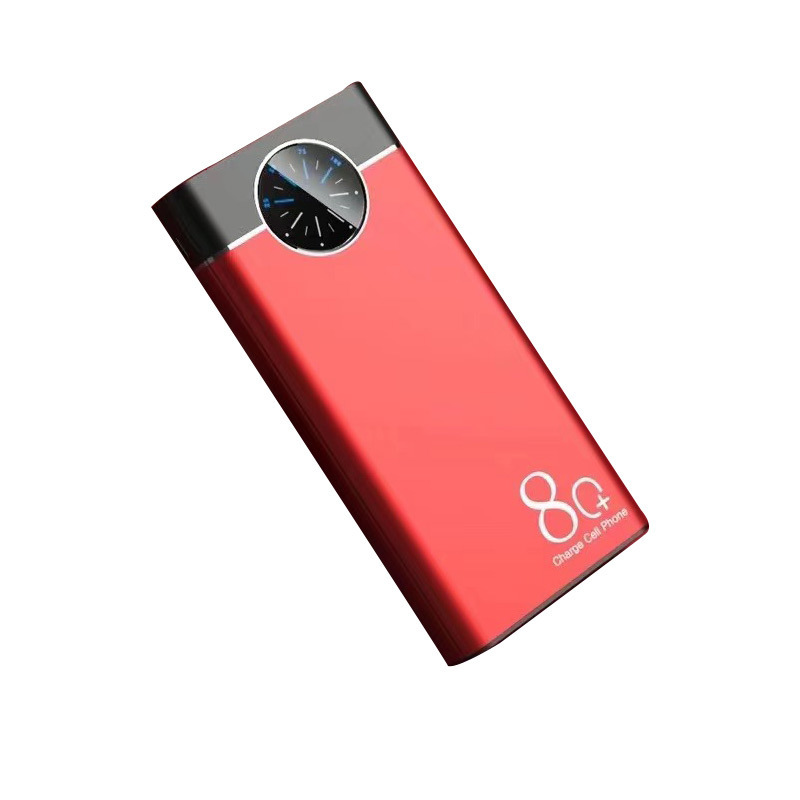 Fabricantes de suministro de gran capacidad portátil al aire libre fuente de alimentación móvil ligera y delgada 20000 mAh pantalla digital con lámpara LED en stock