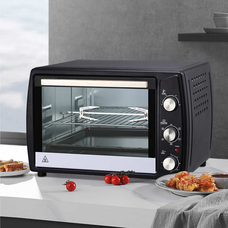 Horno freidora de aire sin aceite multifuncional totalmente automático de gran capacidad KS45 con visualización inteligente y circulación de aire caliente