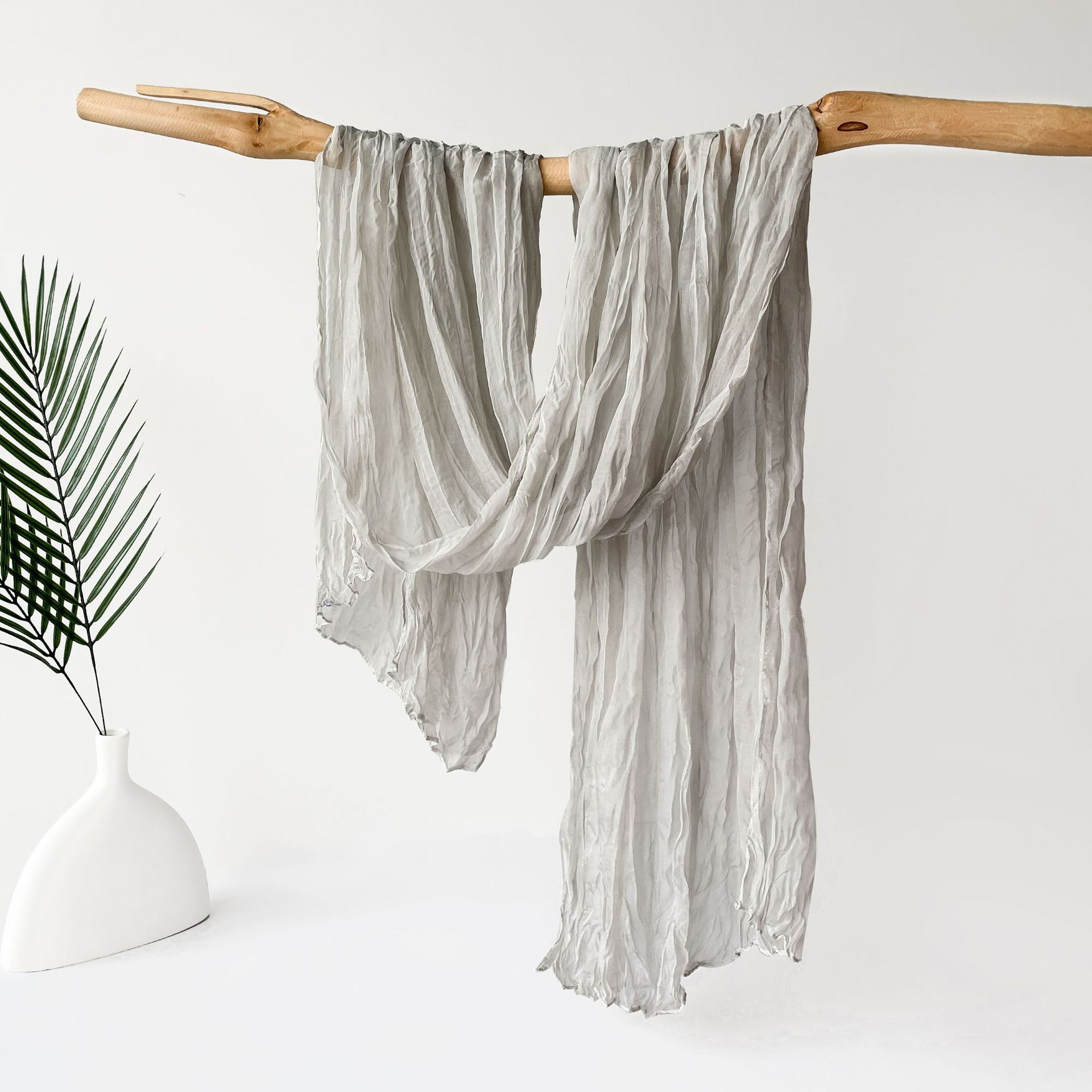 Women's Silk Scarf Lightweight Sunscreen Headscarf For Women_voghion.com