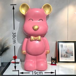 Trendy Popular Violent Bear Piggy Bank Living Room Decoration High-End Violent Bear Piggy Bank Holiday Gift Anime Cartoon