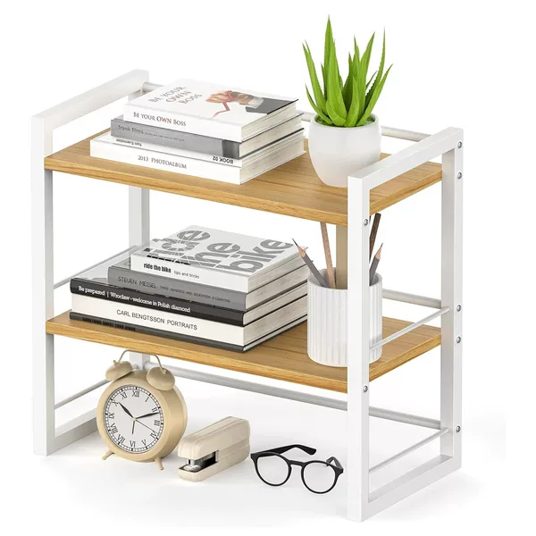 Multifunctional Multi-layer Storage Rack Desktop Storage Rack Kitchen Punch-free Organizer Office Desktop Bookshelf
