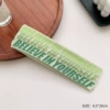 7#green Belive hairband