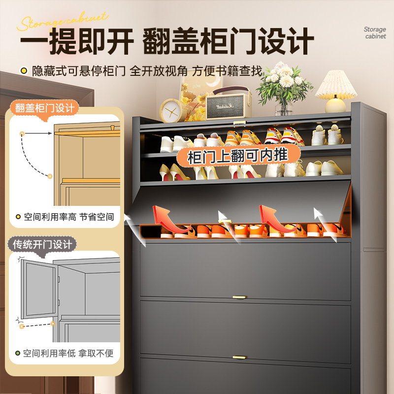 家庭用玄関スチール靴キャビネット大容量防塵靴ラック屋内玄関ドア玄関キャビネット廊下多層収納キャビネット|undefined