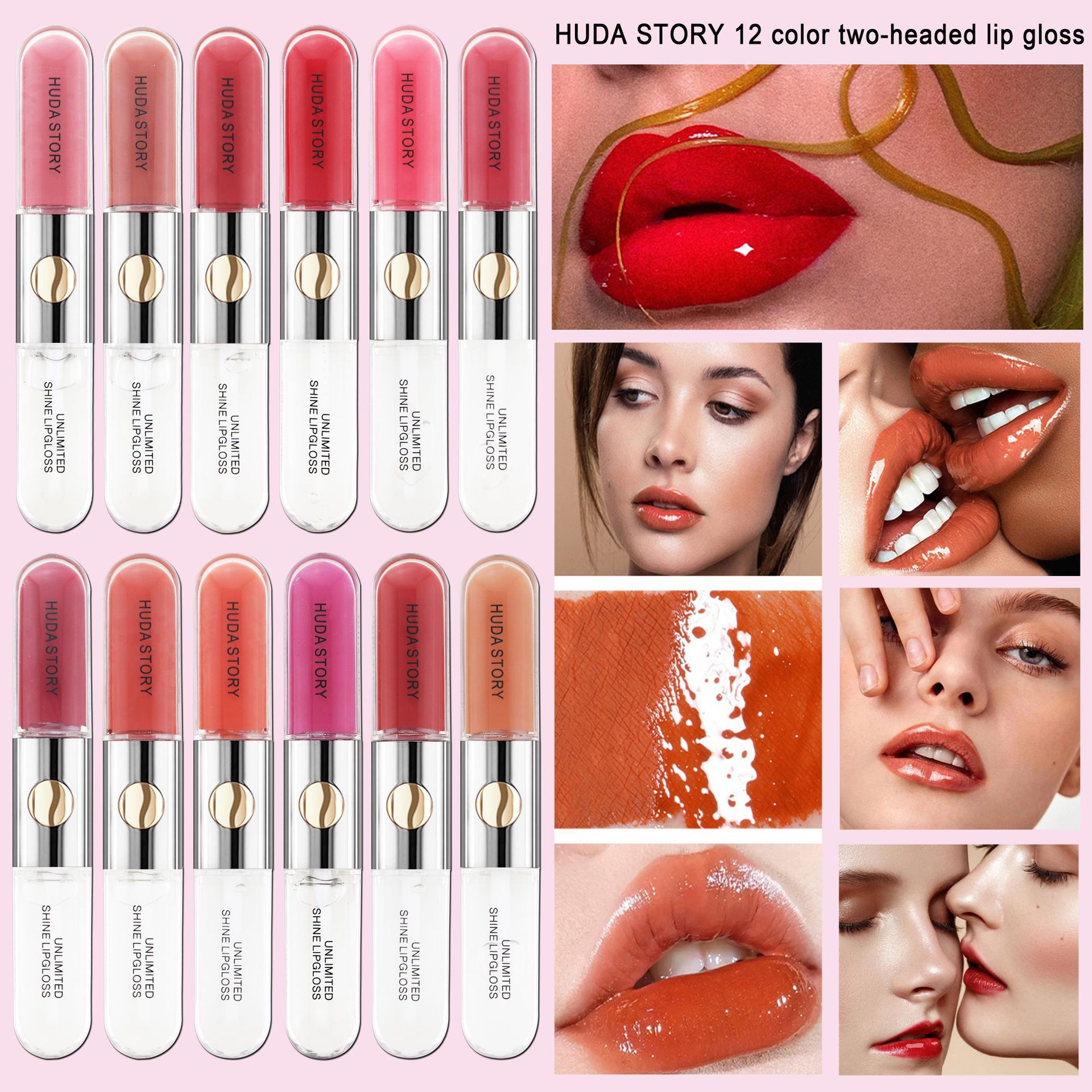 Buy quality Doubleheaded Lip Gloss Nonstick from Reliable suppliers