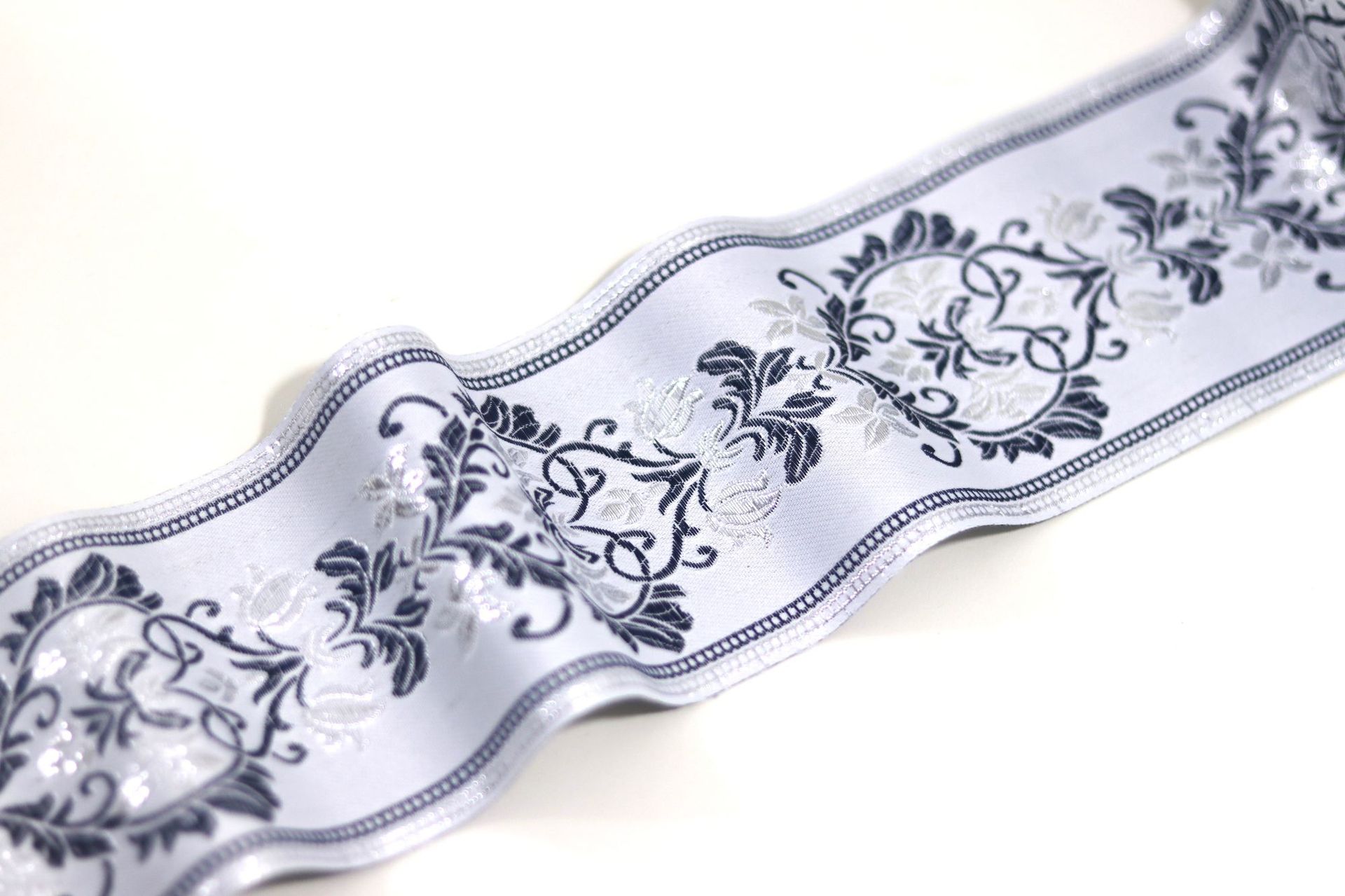 Ancho 9cm 6cm de alta precisión jacquard correas cara de caballo falda almohada Hanfu sofá cojín mesa bandera cama mantel costura
