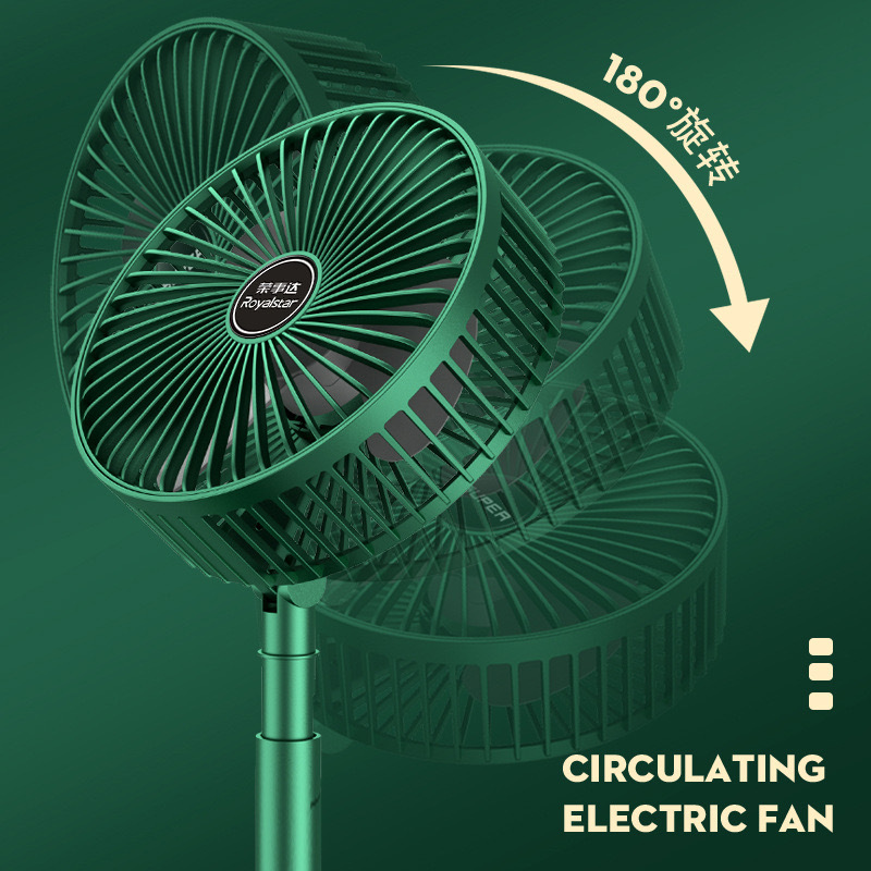 Foldable usb shaking head charging mini desktop fan student dormitory convenient bracket small fan cross-border