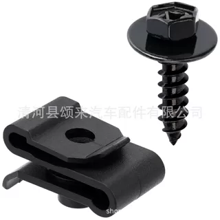 适用丰田9046705114 9015960488保险杠盖挡泥板衬垫螺丝带U型螺母
