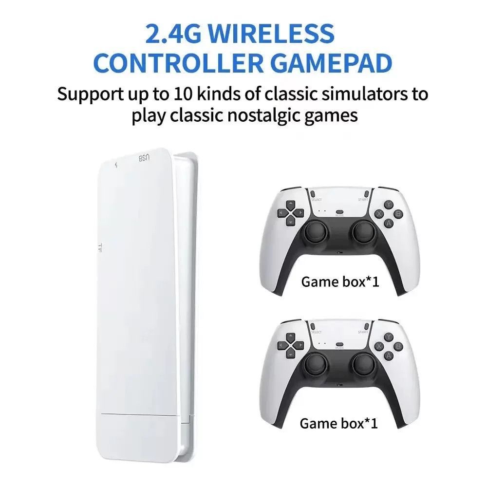 (Wholesale), game console for home use, wireless handle 4